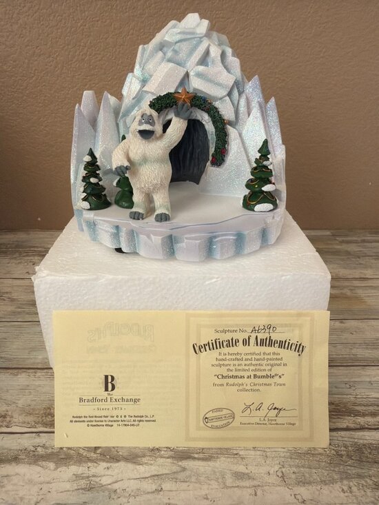 Hawthorne Village Other - Hawthorne Village Rudolph's Town Abominable Snowman Christmas at Bumble's NEW